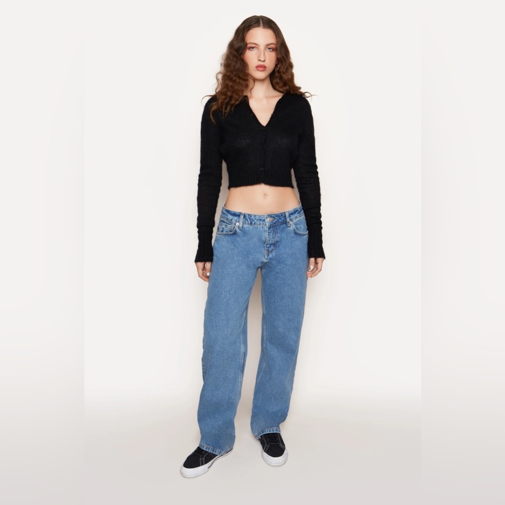 danielle guizio low rise denim jean